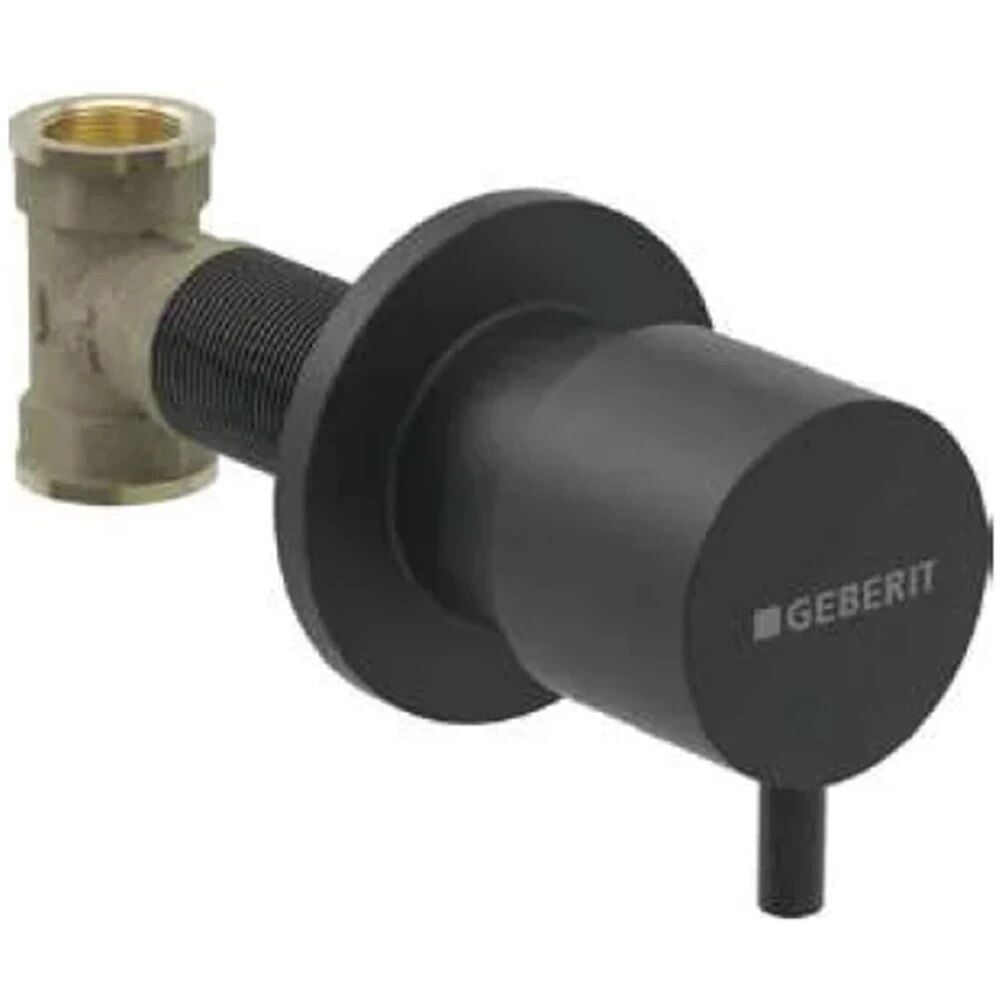 Geberit Ankastre Stop Valf Mat Siyah 616.004.14.1