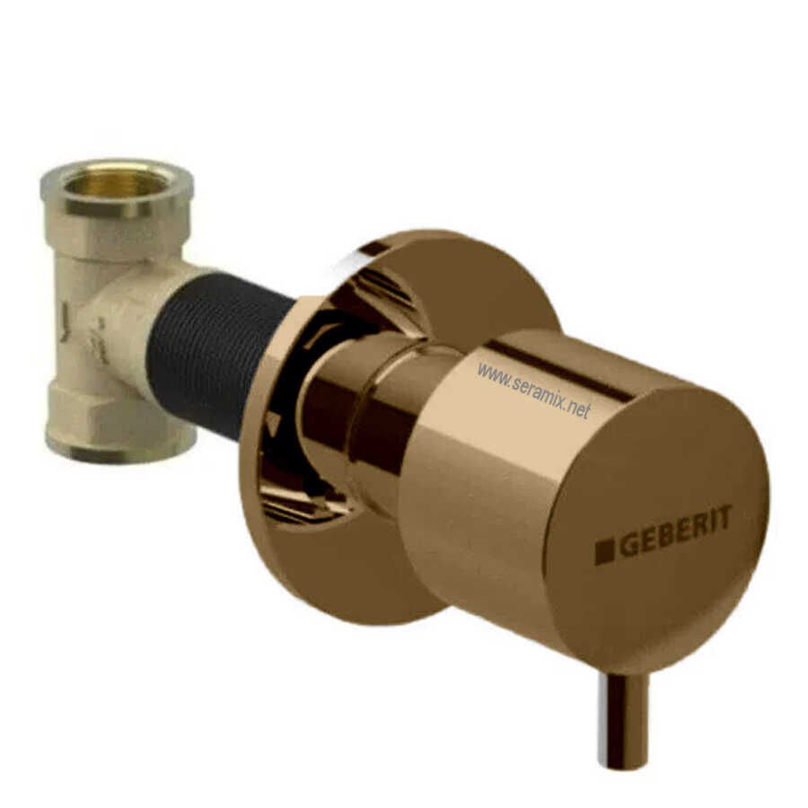 Geberit Ankastre Stop Valf Mat Bronz 616.004.QA.1