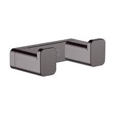 Hansgrohe AddStoris Q Mat Siyah Krom İkili Askılık 41755340