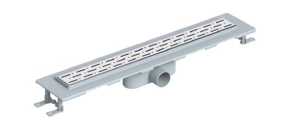 Duş Kanalı 50cm Yan Çıkışlı - Krom