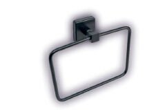 Siyah Halka Havluluk - Kare