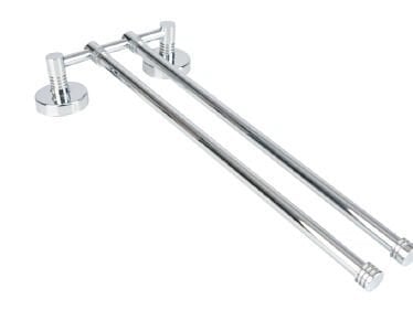 Krom Döner Havluluk İkili - Oval