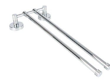 Krom Döner Havluluk İkili - Oval