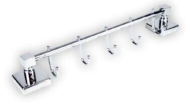 Krom Beşli Askılık - Kare