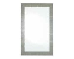 Lider Mozaik Desenli Ayna Gri 50X70cm