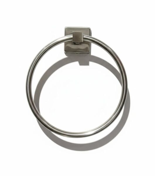 Fırçalı Nikel Halka Havluluk - Kare