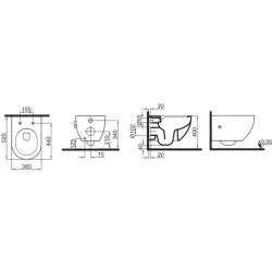 Kale Zero 2.0 Smart Asma Klozet Mat Beyaz + Slim Yavaş Kapak