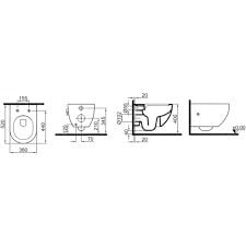 Kale Zero 2.0 Smart Asma Klozet Mat Siyah + Slim Yavaş Kapak