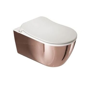 Kale Dove 2.0 Smart Asma Klozet Beyaz-Bronz + Slim Yavaş Kapak