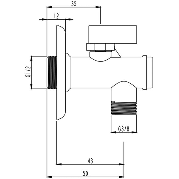 Kale Filtreli Ara Musluk T100E 410200505698