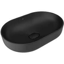 Kale Zero 60X40 Oval Çanak Lavabo Mat Siyah 310200200459
