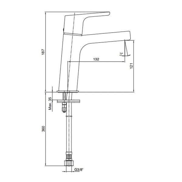 Eca Luna Lavabo Bataryası 102108940