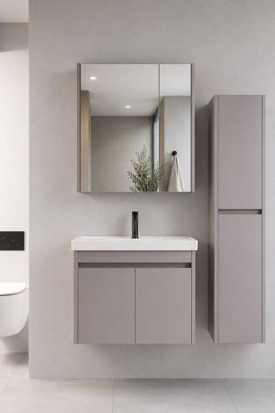 Denko Milano 80cm Banyo Dolap Takımı