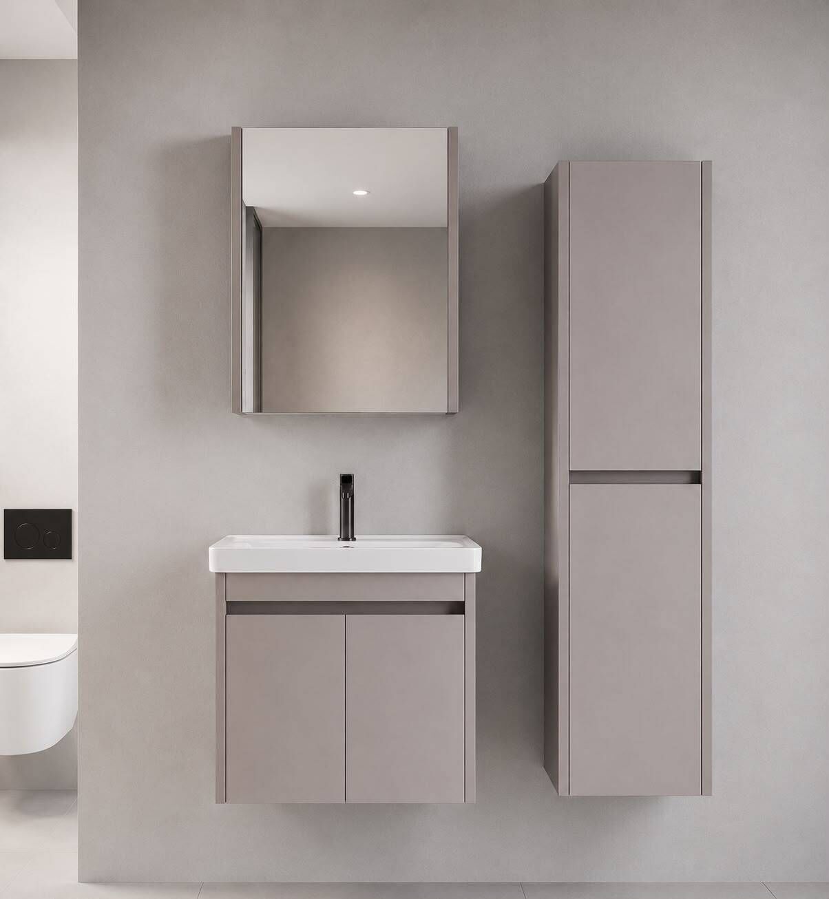 Denko Milano 60cm Banyo Dolap Takımı