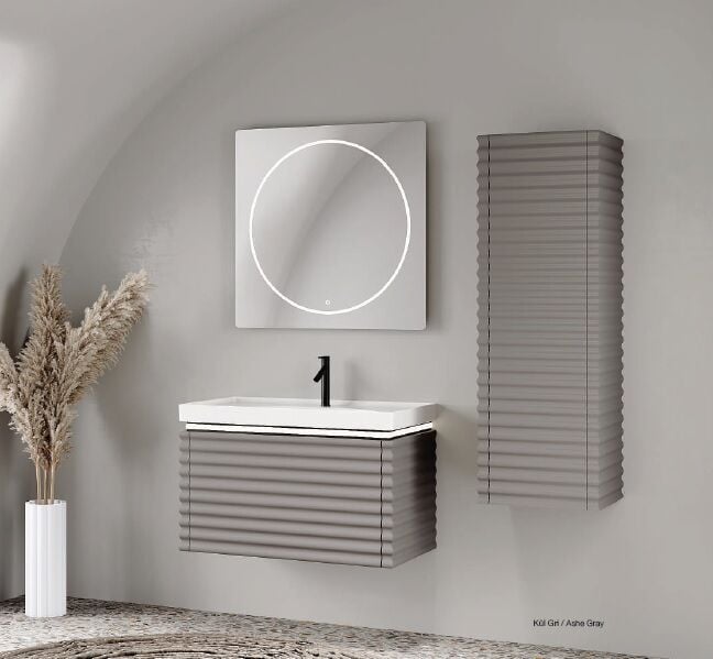Denko Groove 80cm Banyo Dolap Takımı