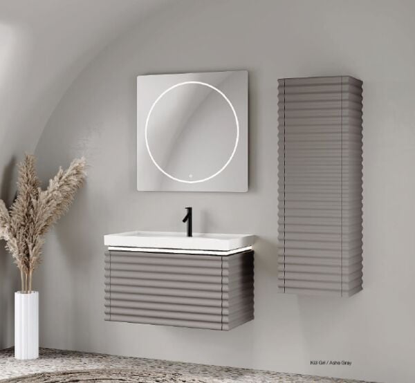 Denko Groove 80cm Banyo Dolap Takımı