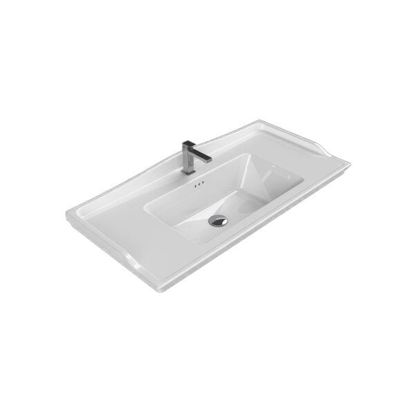 Turkuaz Kapadokya 80X48 Etajerli Lavabo 036300-U
