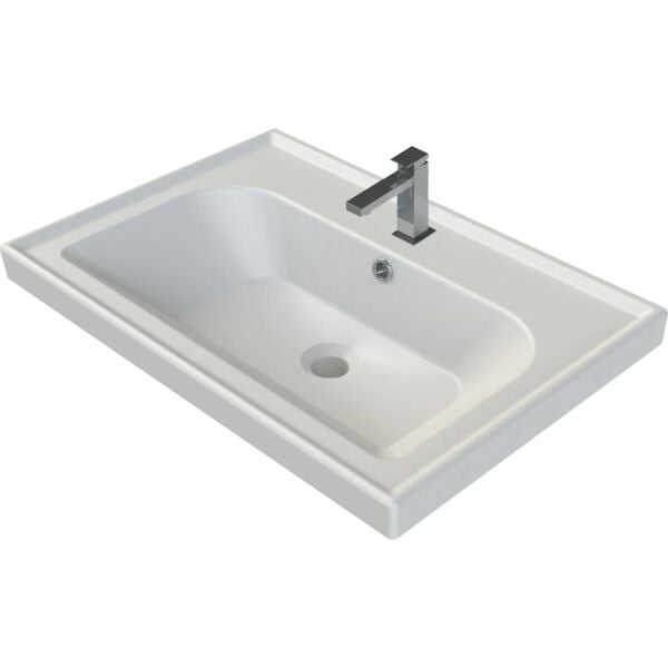 Turkuaz Frame 50X38 Etajerli Lavabo 030900-U