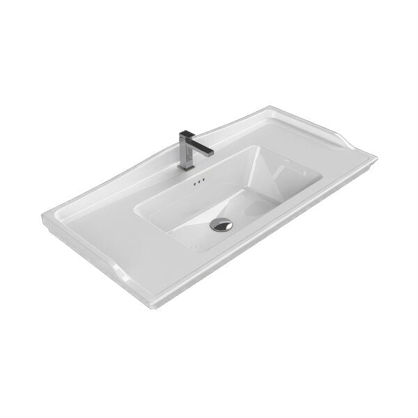 Turkuaz Kapadokya 100X48 Etajerli Lavabo 036500-U