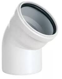 Wavin PVC Dirsek 45° 50mm 3047030