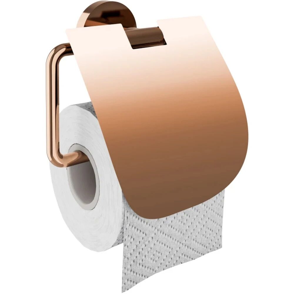 Kale D100 Tuvalet Kağıtlığı Kapaklı Rose Gold 410200603602