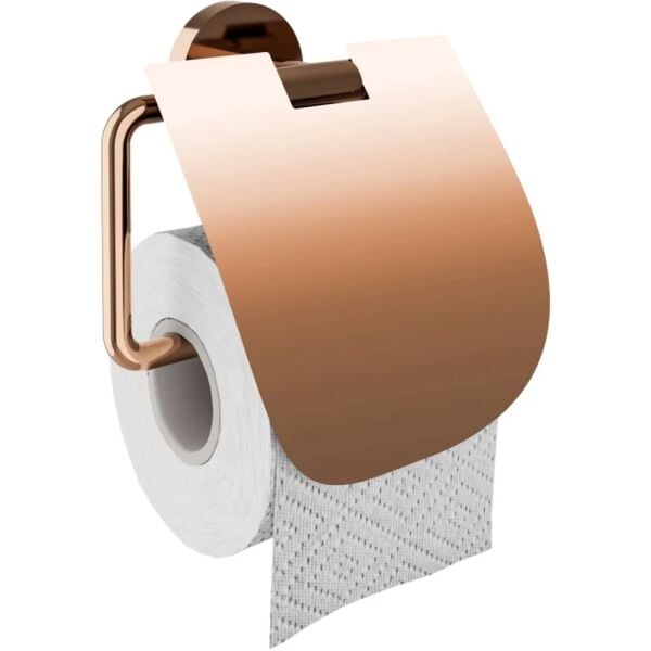 Kale D100 Tuvalet Kağıtlığı Kapaklı Rose Gold 410200603602
