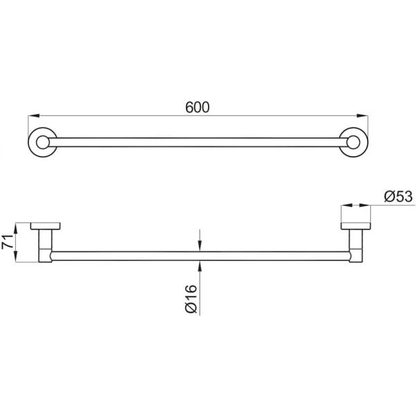 Kale D100 Havluluk Uzun Rose Gold 410200603599