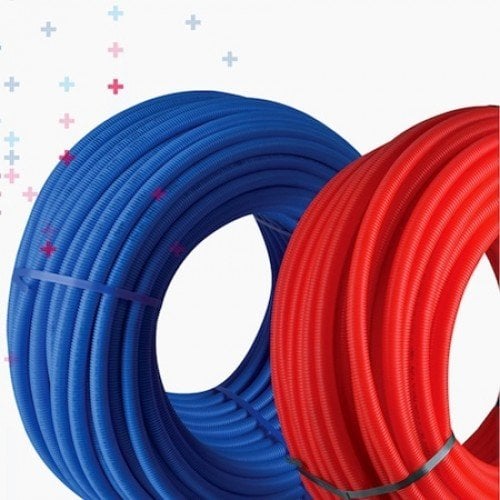GF Hakan Plastik PE-RT (Düz) Kılıflı Boru 16mm (100mt)