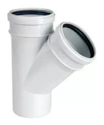 Wavin PVC Çatal Tek 125x50mm 4047392