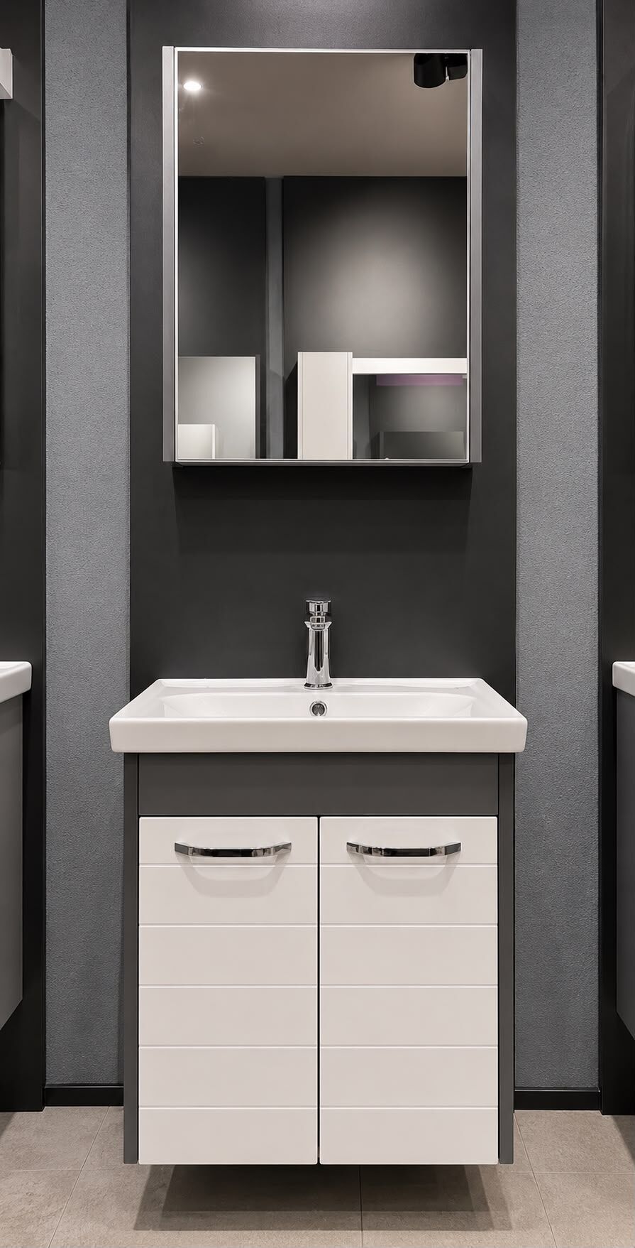 İdeal Barok 60cm Banyo Dolap Takımı