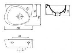 Creavit 40cm Çocuk Lavabo Desenli CK035-00CB00E-FF00