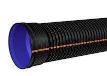 Fırat Koruge Boru SN8 Muflu 100mm L=6mt