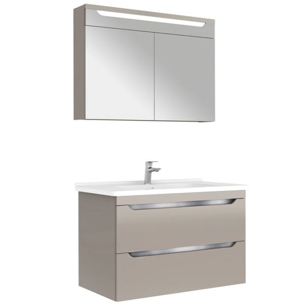 Kale Casilla 100cm Vizon Banyo Dolap Takımı 610100201234