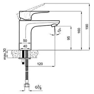 Kale Zero Lavabo Bataryası 410200500503