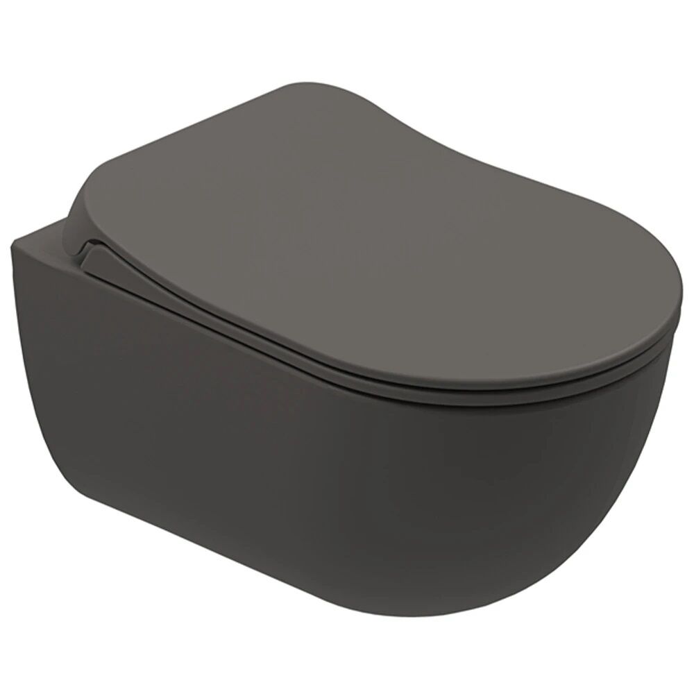 Kale Zero 2.0 Smart Asma Klozet Mat Gri + Slim Yavaş Kapak