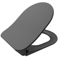 Kale Zero 2.0 Ultra Slim Yavaş Kapanır Klozet Kapağı Mat Siyah 310200700045