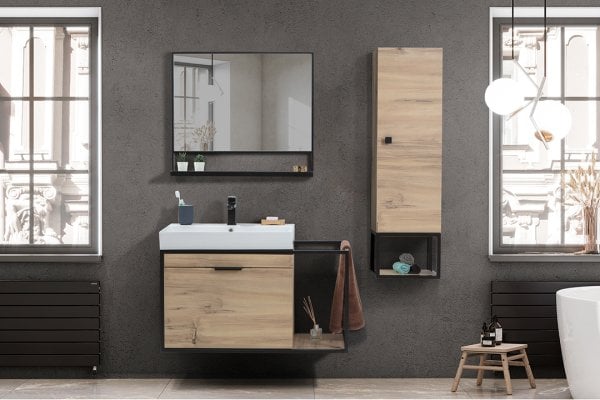 Martat Zenit 80cm Banyo Dolap Takımı