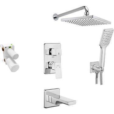 Eca Tiera Ankastre Duş Seti - 3 Yollu