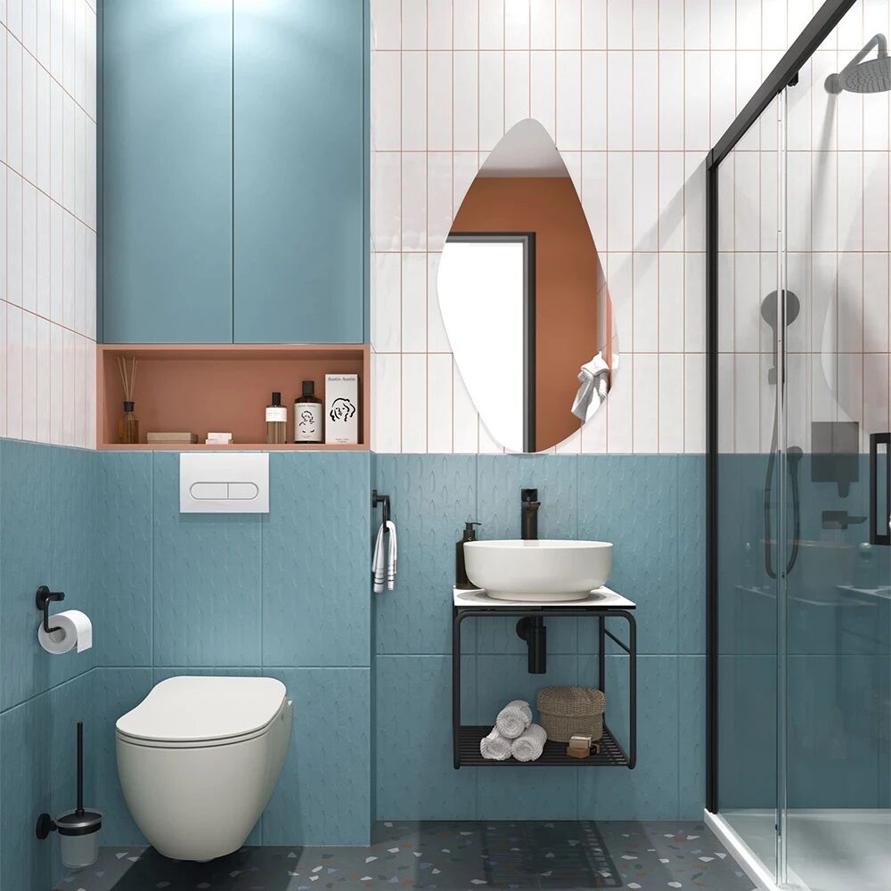 Kale Volo 45cm Beyaz Banyo Seti - Armatür Dahil