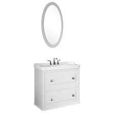 Kale Miro 80cm Mat Beyaz Banyo Seti
