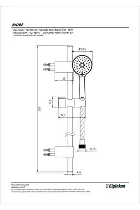 Eca Niobe Duş Seti 102146070