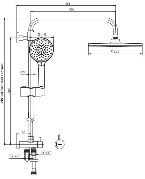Eca Dalia Plus Duş Barı 102158040