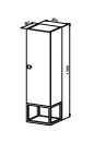 Martat Zenith 35cm Boy Dolabı