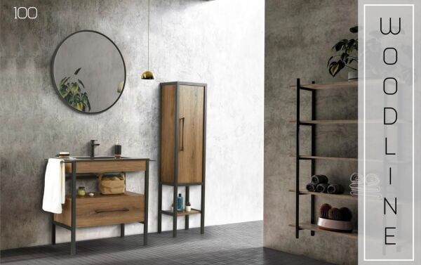 Martat Woodline 80cm Banyo Dolap Takımı