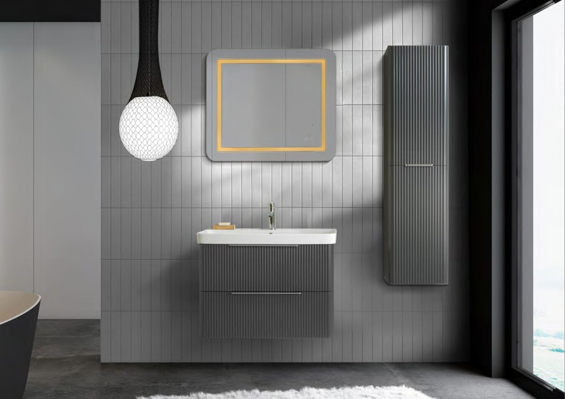 Martat Mia 80cm Banyo Dolap Takımı