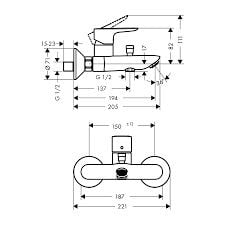 Hansgrohe Talis E Banyo Bataryasu 71740000