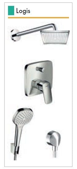 Hansgrohe Logis Ankastre Duş Seti
