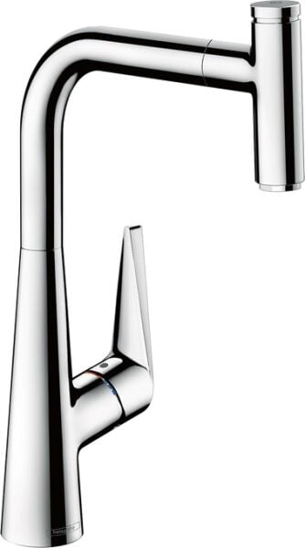 Hansgrohe Talis Select M51 Eviye Bataryası - Çekilebilir El Duşlu 72821000