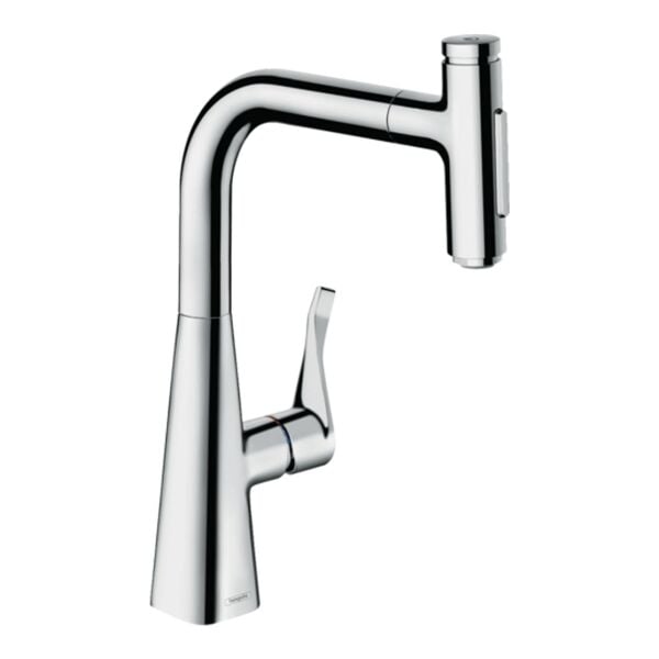 Hansgrohe Metris Select M71 Eviye Bataryası - Çekilebilir El Duşlu 73822000