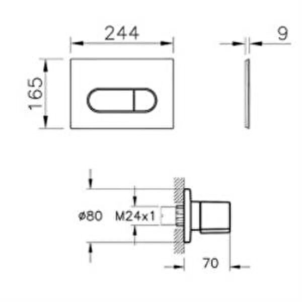Vitra Round Panel Set - Sıva Üstü Grubu 800-2031